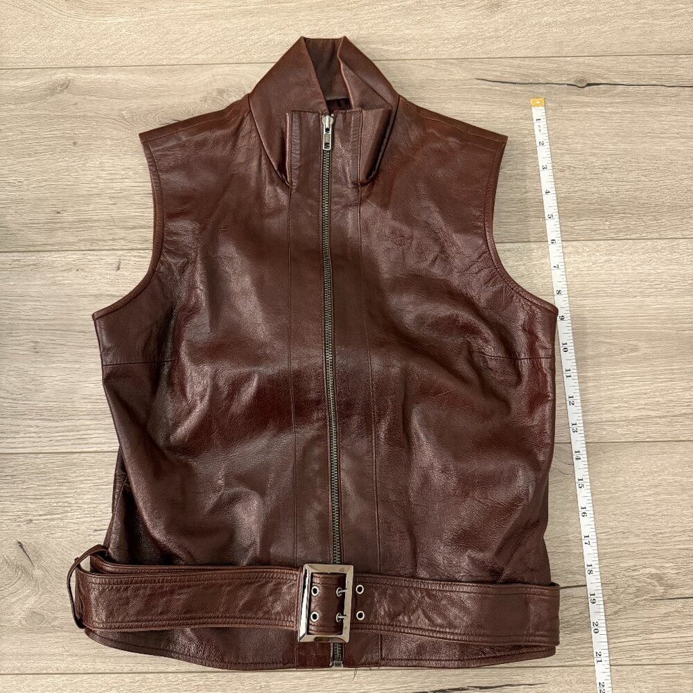Women's Leather Vest